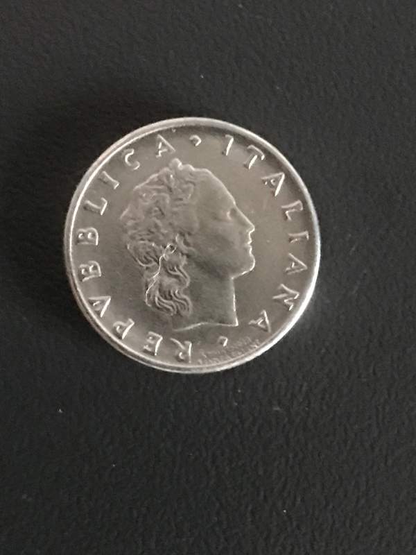 Moneta da 50 Lire piccola